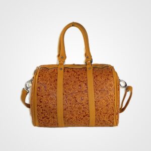 Bridal handbag with intricate floral embroidery, perfect for wedding day accessories and bridal fashion. Crafted with high-quality materials, combining style and functionality for brides.