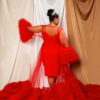 Luxury Bridal Robe – Red Hot