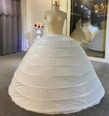 High-quality bridal petticoat providing volume and comfort under wedding gowns, available at Yes I Do Bridal Lekki, Lagos, Nigeria