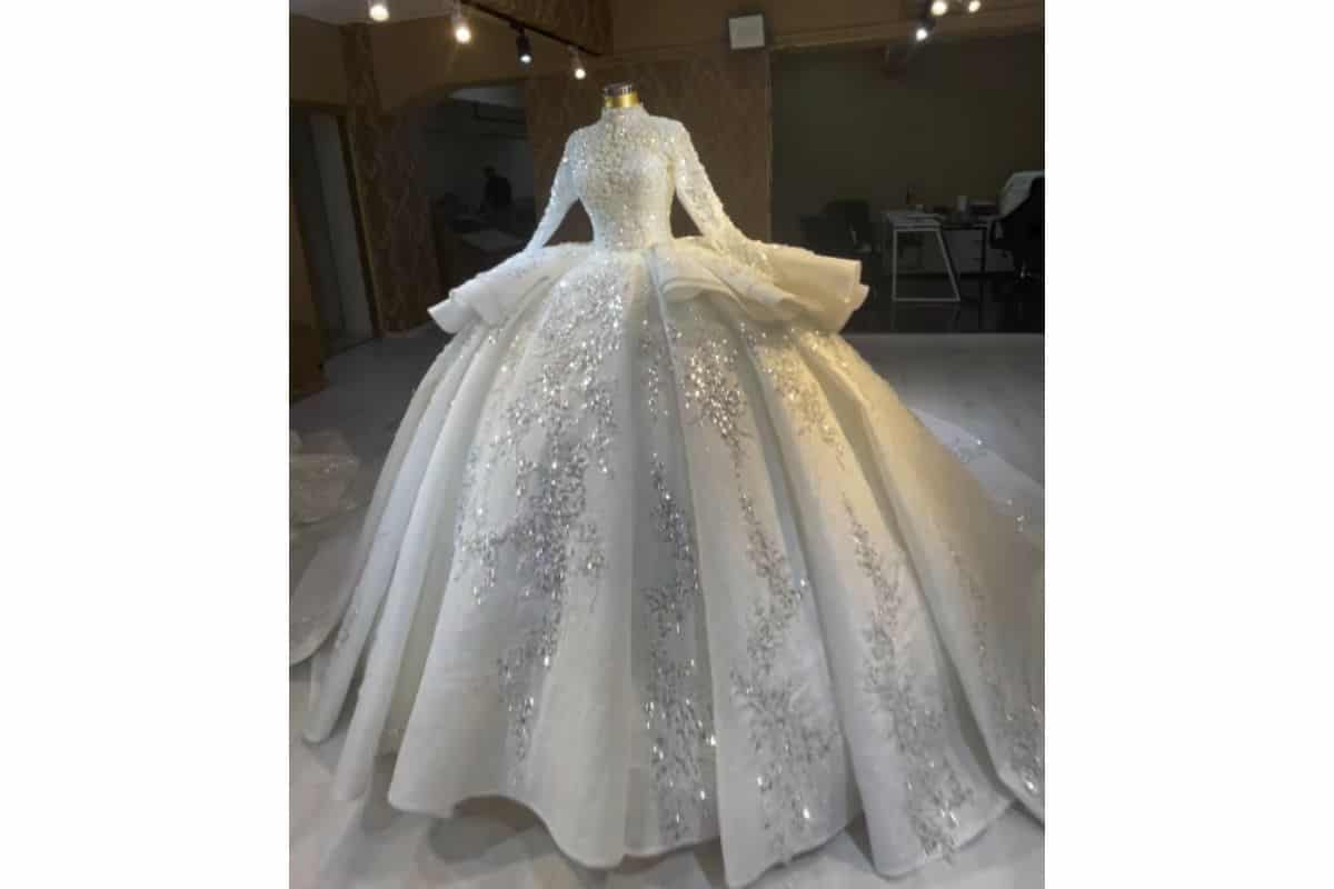 Royal couture gown full length