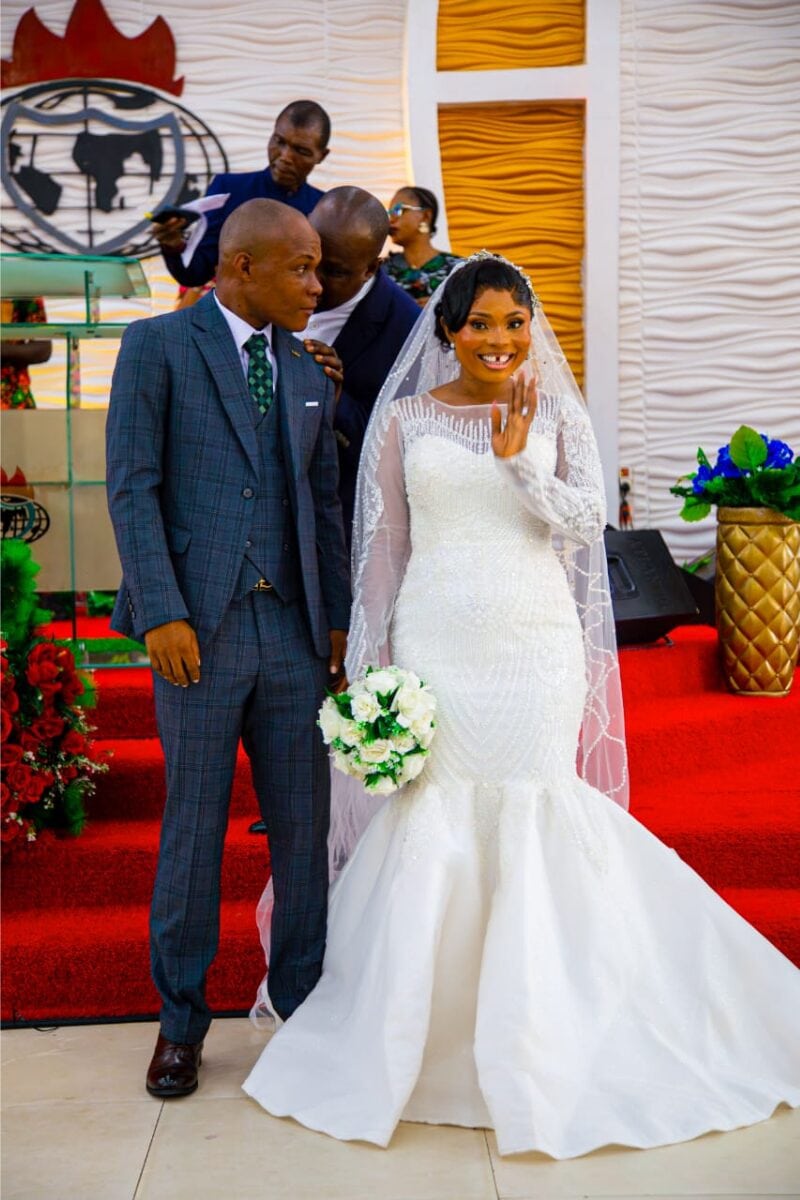 Mermaid wedding gowns available for rent in Lekki