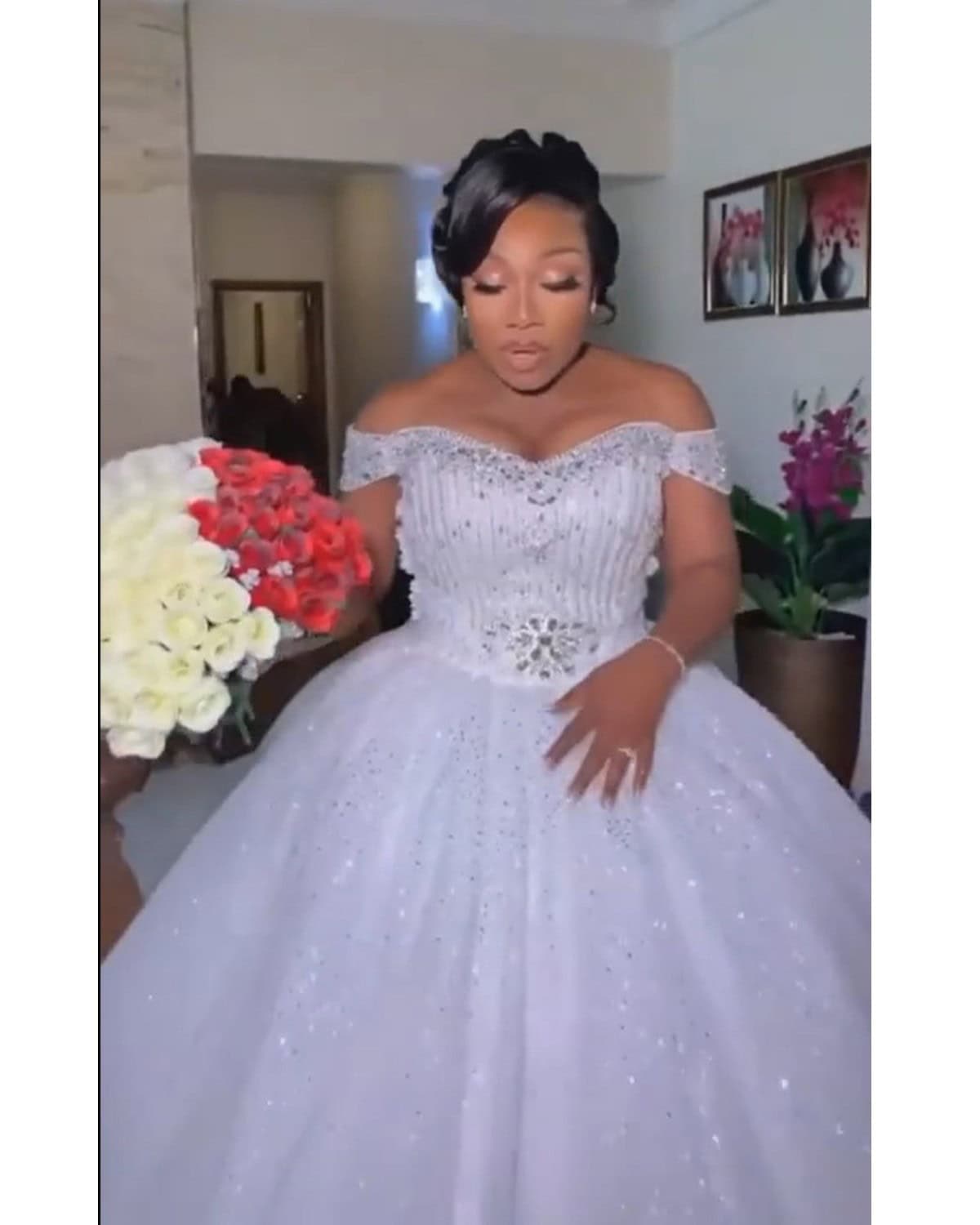 Plus size bridal gown rental Lagos Nigeria