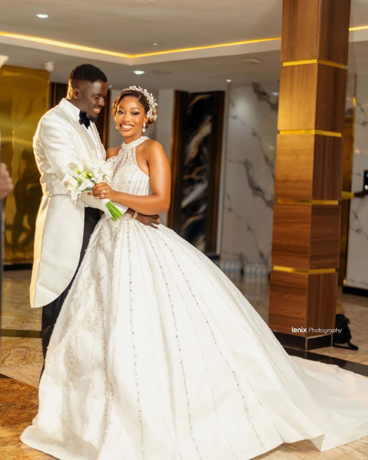 Princess wedding dress rental in Lagos