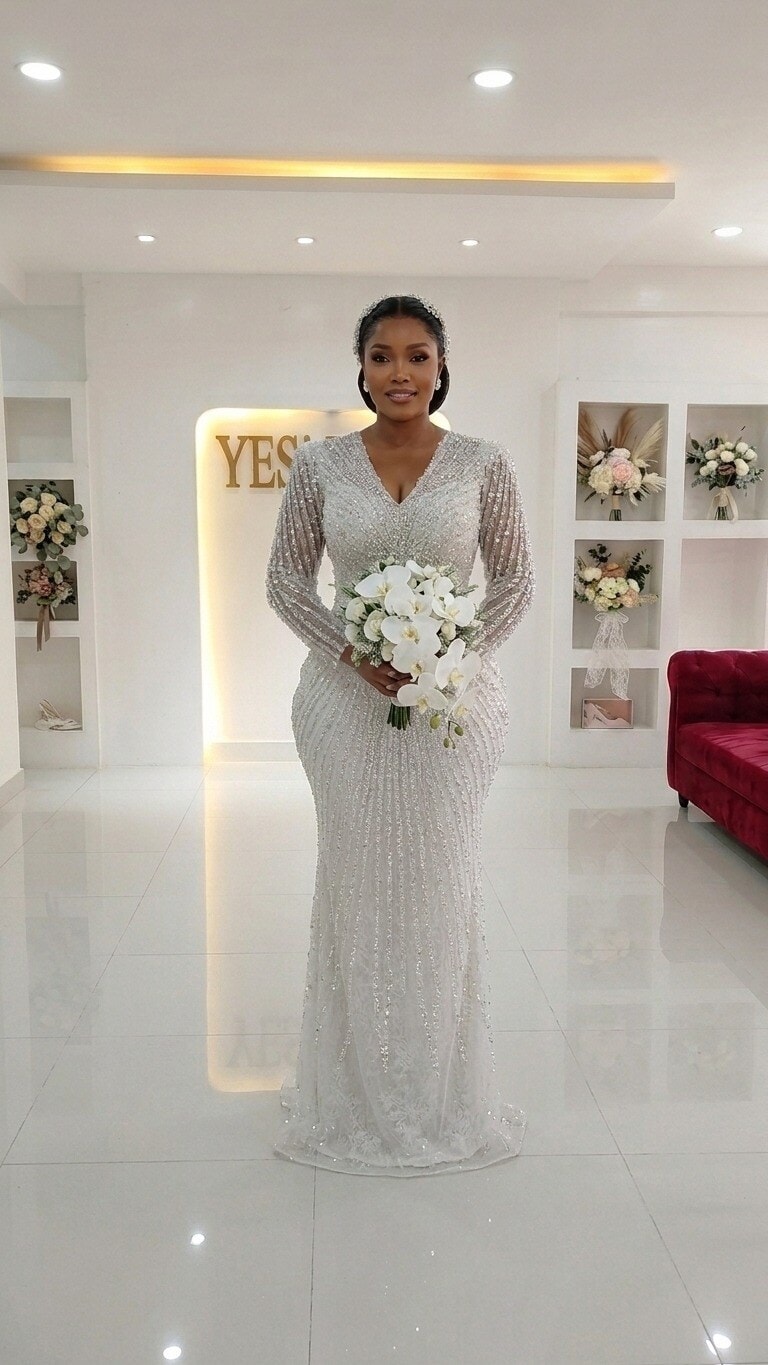 Gabriella wedding gown from Yes I Do Bridal in Lekki, Lagos