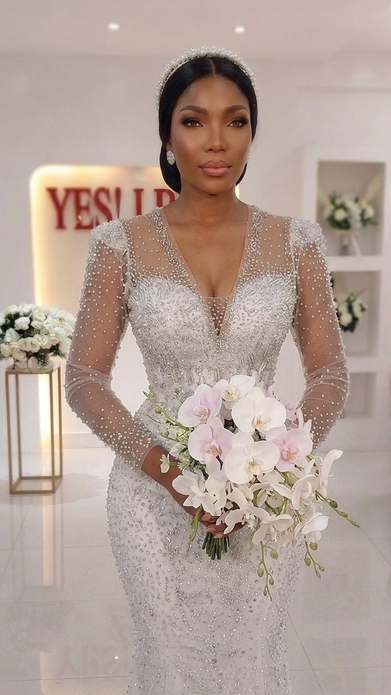 Seraphina wedding gown from Yes I Do Bridal in Lekki, Lagos
