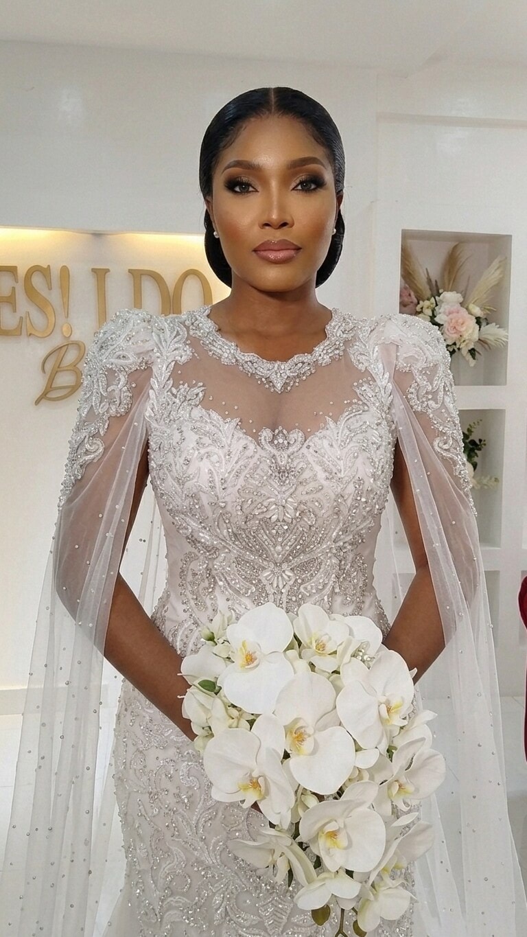 Sophia wedding gown bodice detail